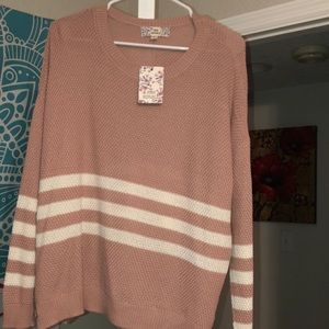 Rose pink sweater